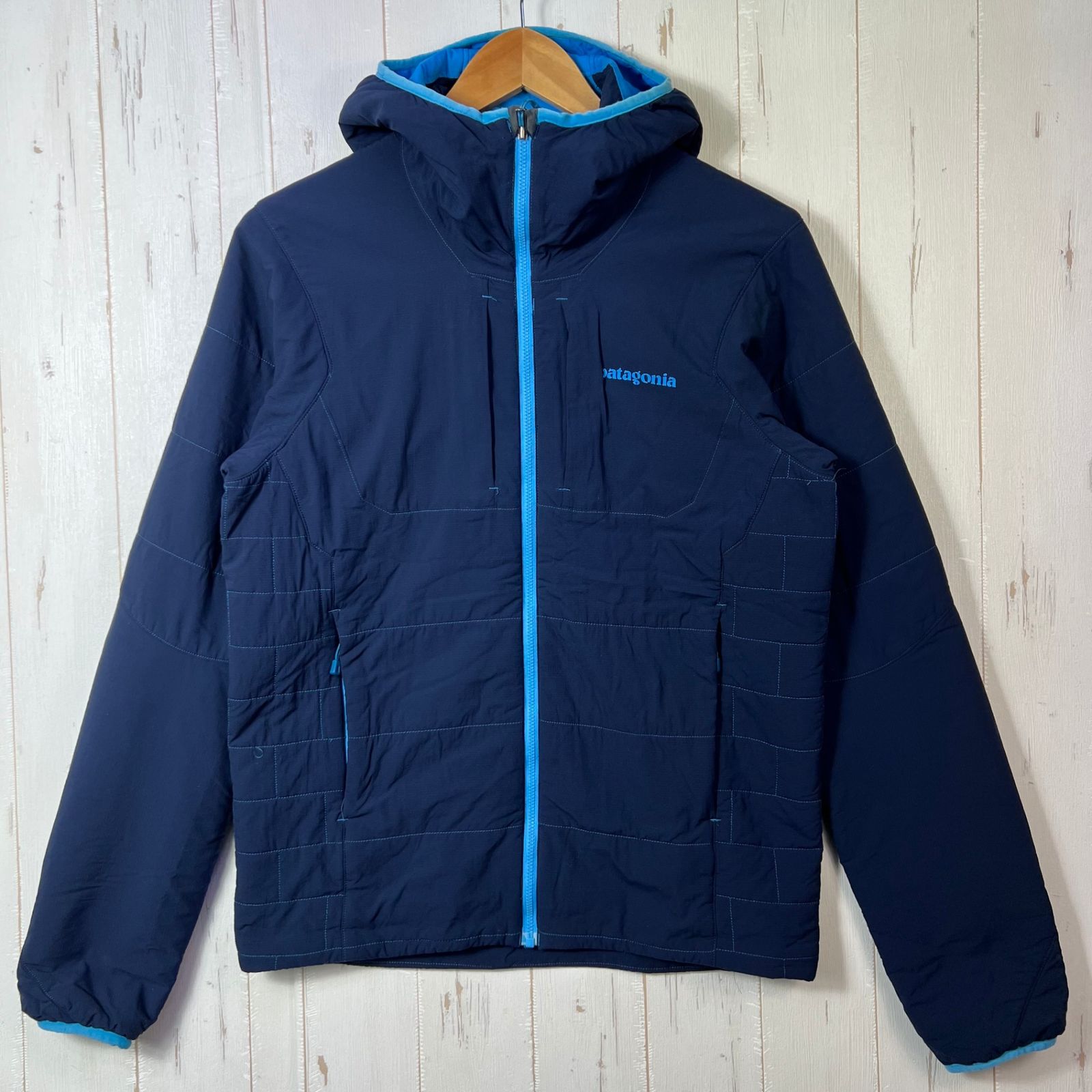 【Men's S ネイビー系】 2015 Patagonia ( パタゴニア ) ナノエア フーディ Nano-Air Hoody NVYB ナイロン ウェア トップス アウター ジャケット 化繊インサレーション Men's XS ネイビー系】 2015 Patagonia ( パタゴニア ) ナノエア