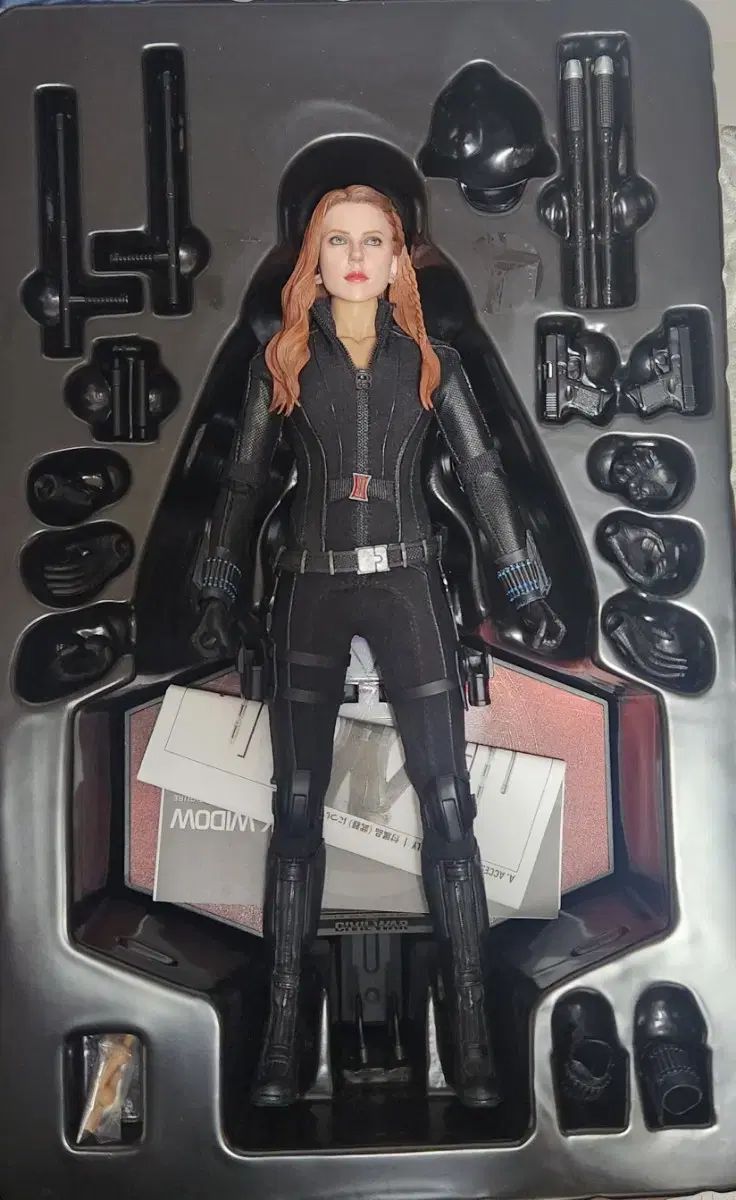 ホットトイズ シビルウォー ブラック・ウィドウ (HEAD 白 バージョン