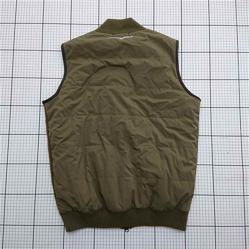 ◇ ⊇ ビームスゴルフ BEAMS GOLF ジップアップベスト カーキ系 XL