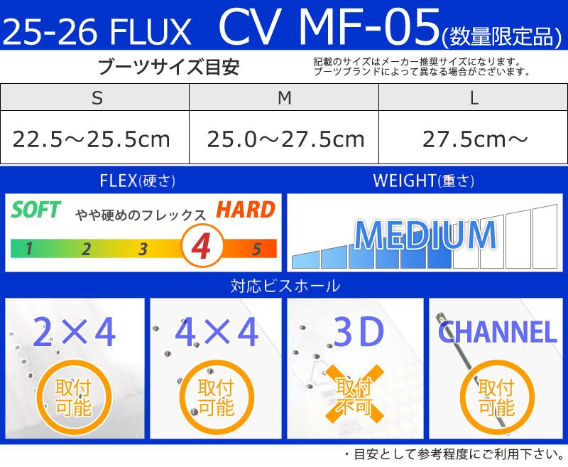 25-26 FLUX/フラックス CV MF-05 シーブイ メンズ レディース