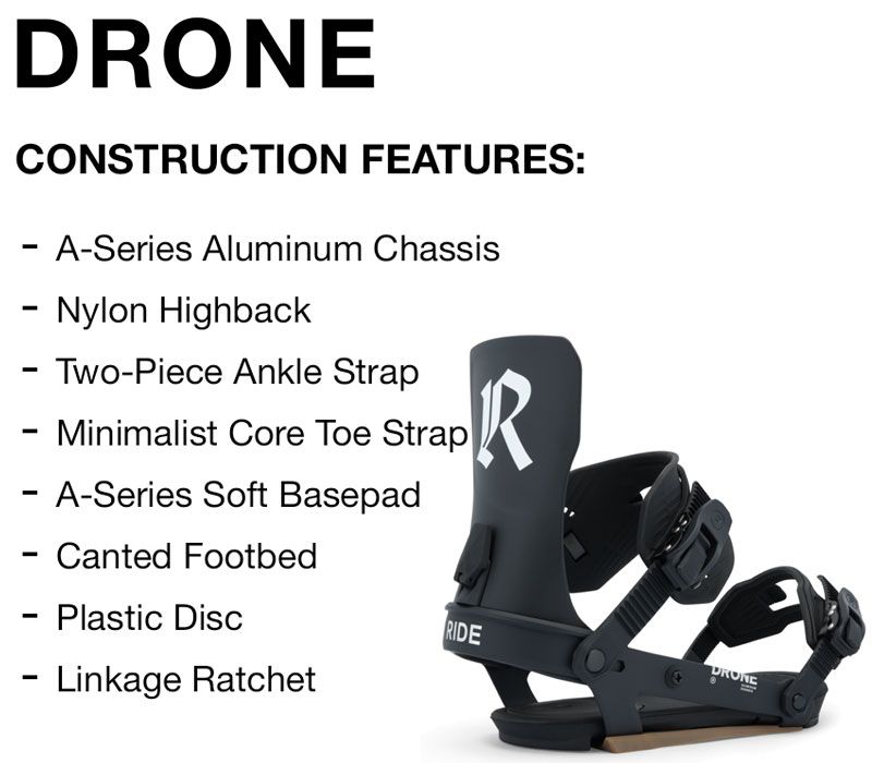 25-26 RIDE ライド DRONE WOMENS ドローン レディース ビンディング バインディング スノーボード 2026