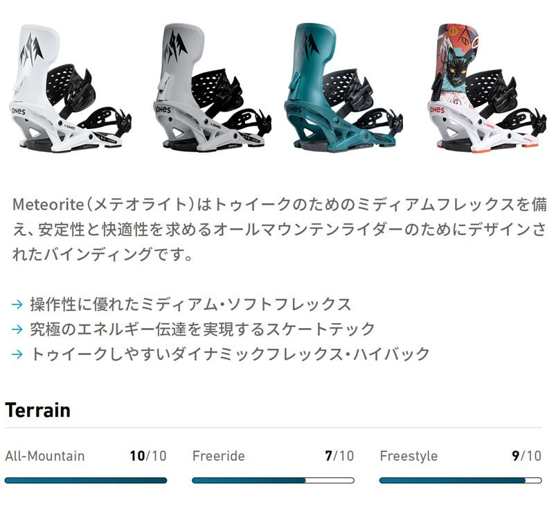 25-26 JONES/ジョーンズ METEORITE メテオライト メンズ ビンディング