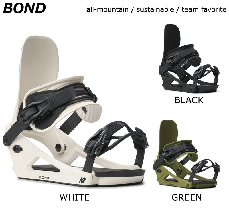25-26 K 2 ケーツー BOND ボンド メンズ レディース ビンディング バインディング スノーボード 2026