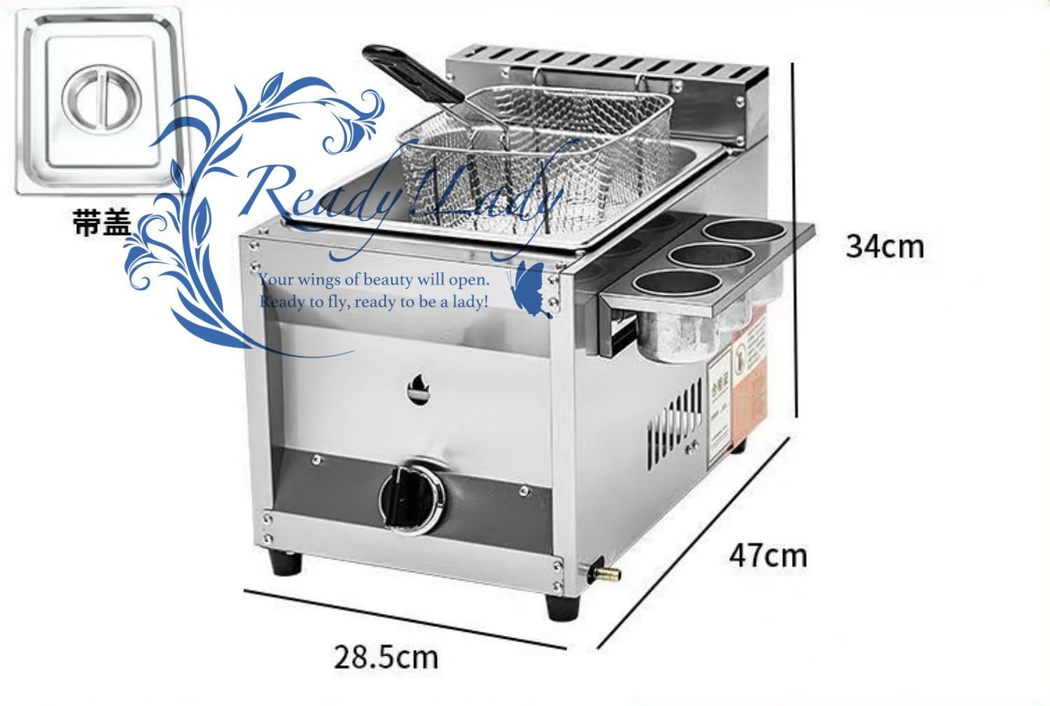 フライヤー 家庭用ステンレス フライヤー大型ガスフライヤー 二槽