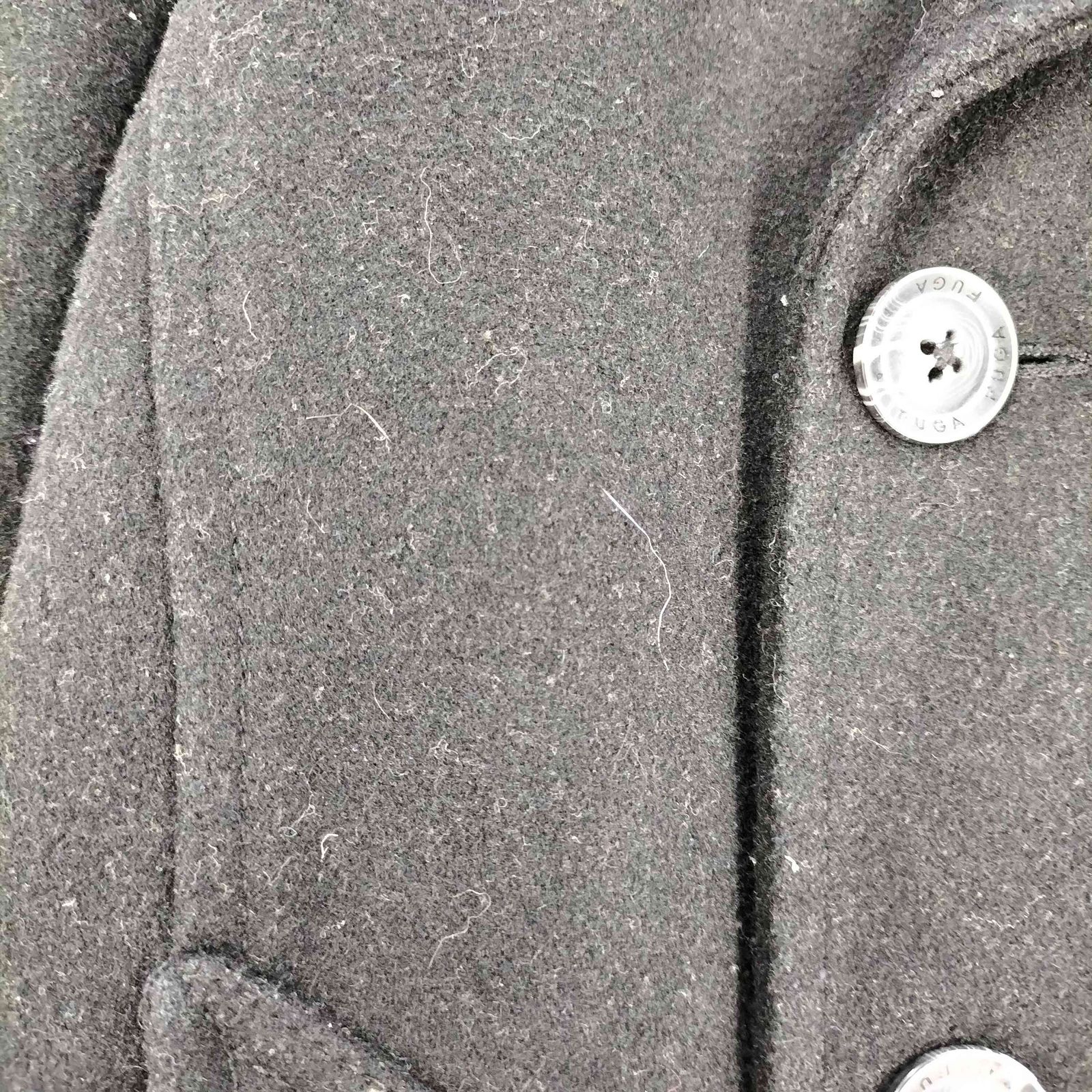 フーガ FUGA 00S ウール混 Pコート ピーコート メンズ 44 - メルカリ