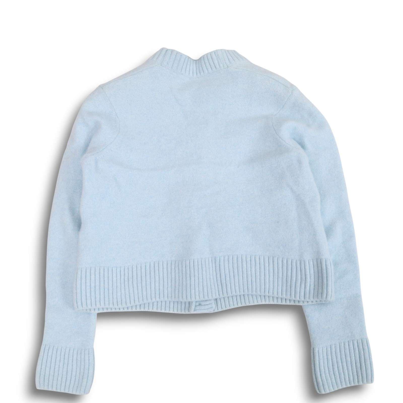 美品✨️ Maison Kitsune メゾンキツネ ニットカーディガン ワッペン MAISON KITSUNE メゾンキツネ 秋冬 ウール100%☆ キツネ ワッペン ロゴ