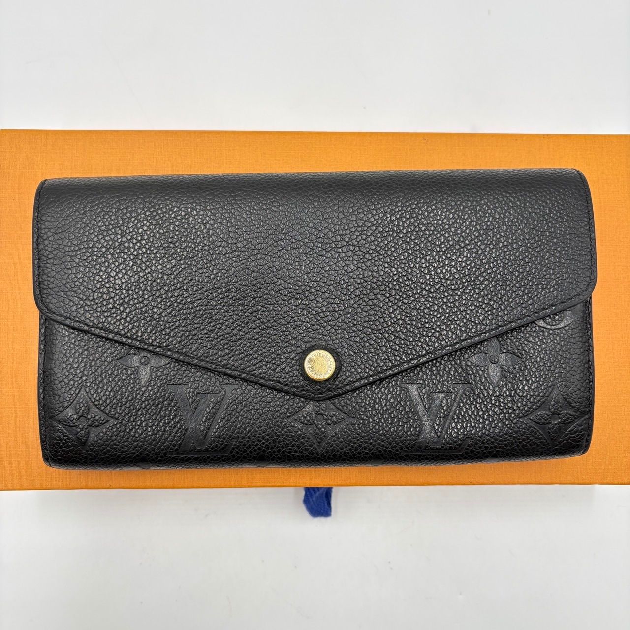 ルイヴィトン モノグラムアンプラント ポルトフォイユサラ長財布 ノワール