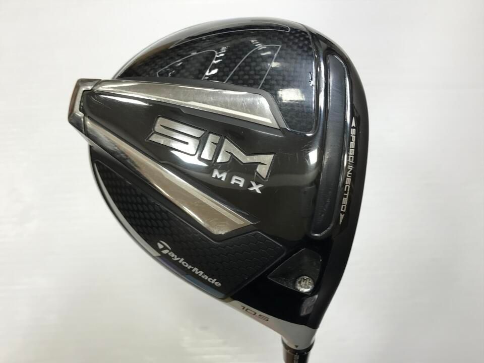 テーラーメイド SIM MAX US 10.5度 UST MamiyaHELIUM 5 Rフレックス ドライバー 最短