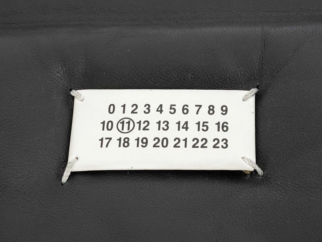  MaisonMargiela メゾンマルジェラ グラムスラム クラッチバッグ セカンドバッグ レザー ブラック レディース 大きめ ナッパ クラッチバッグ バッグ