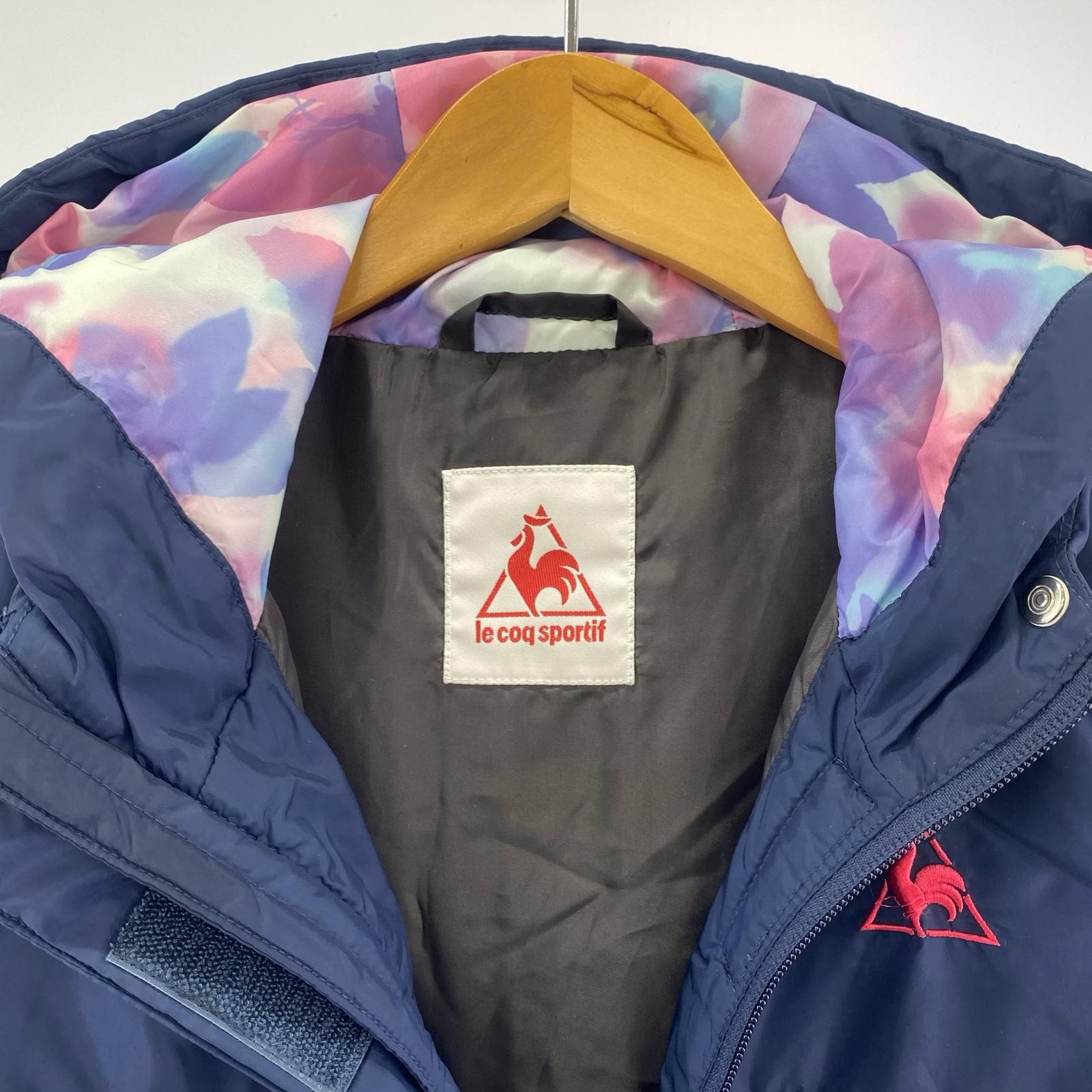 le coq sportif ルコックスポルティフ 中綿コート sizeS/ネイビー