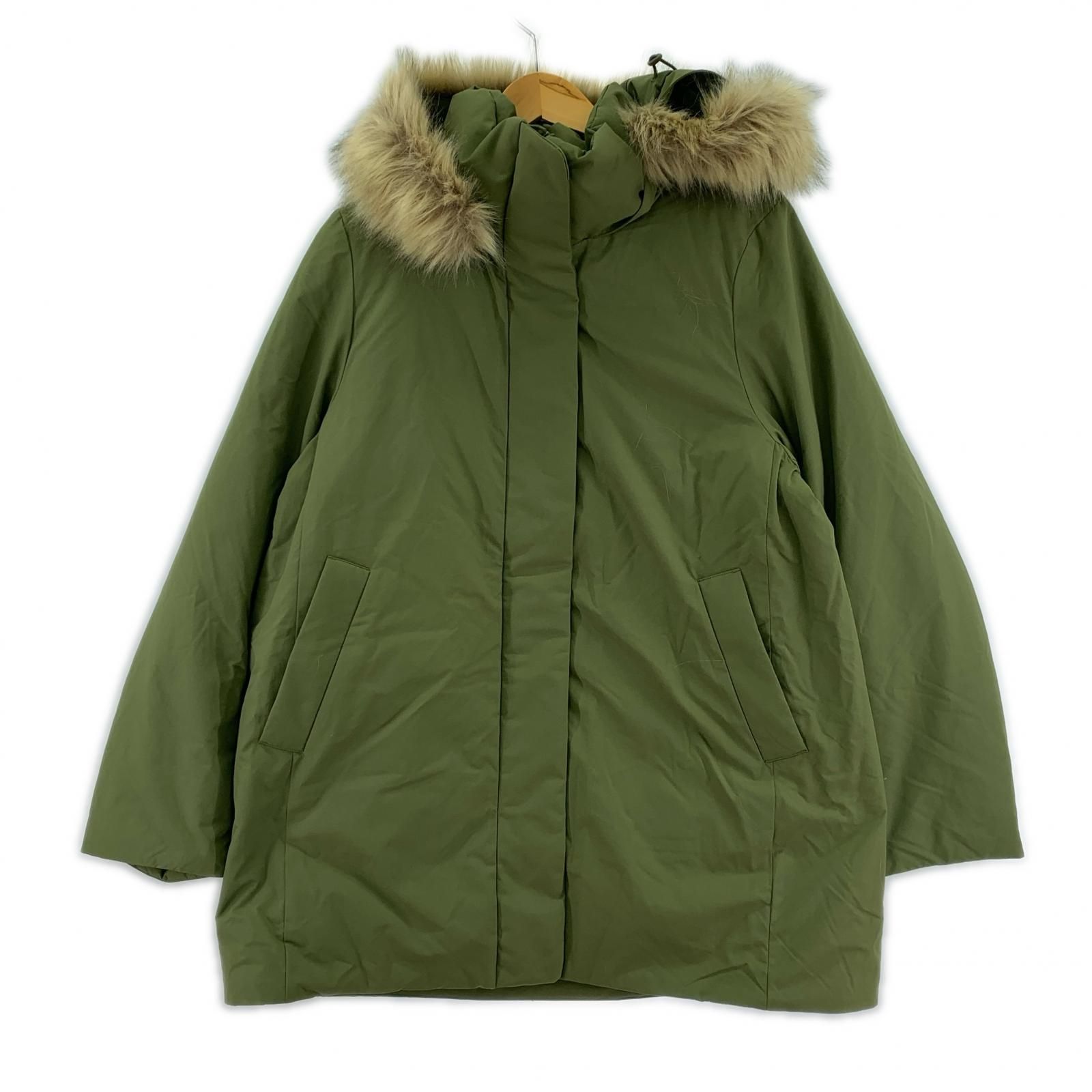 UNIQLO ユニクロ 3way ファーフード付き ジップアップダウンジャケット 