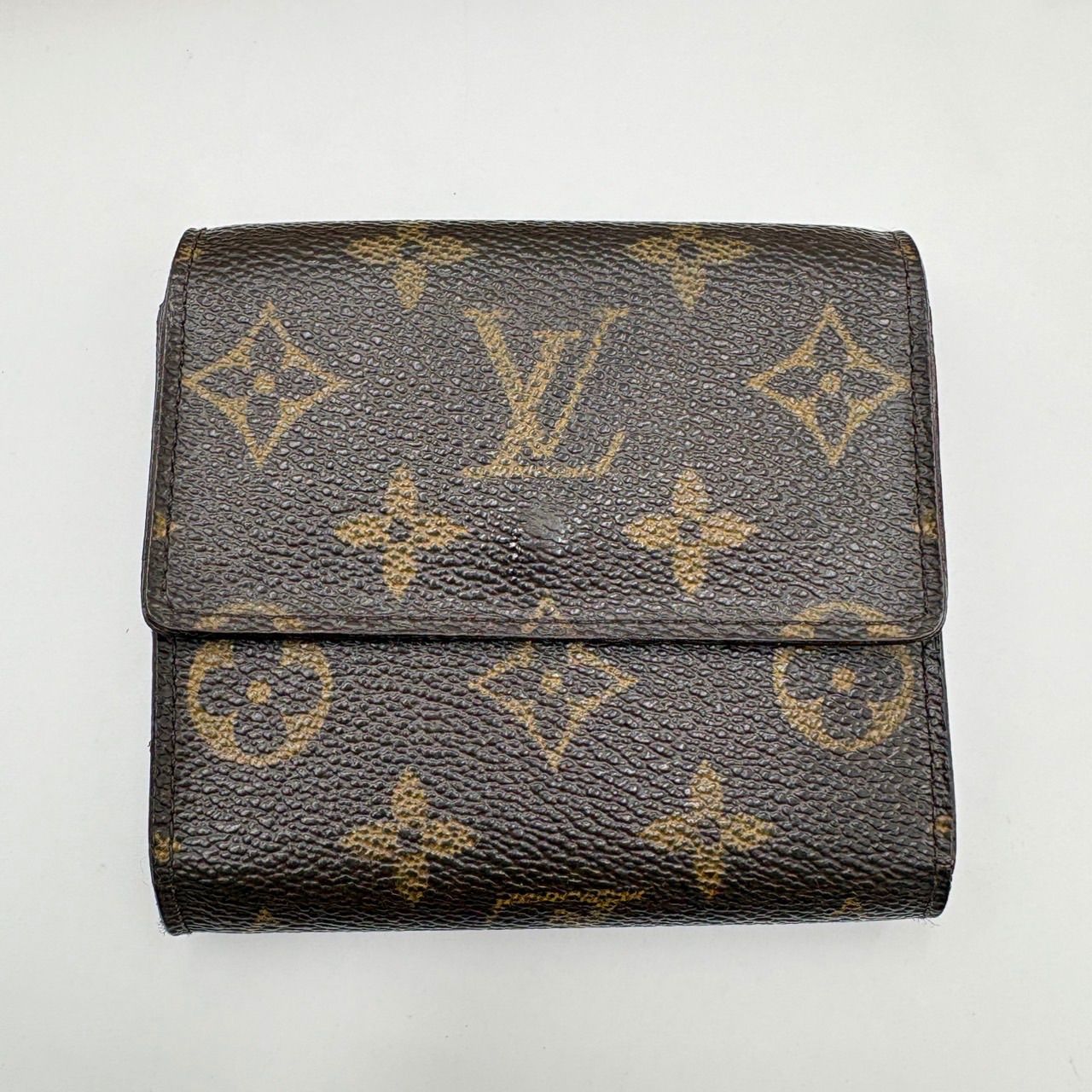 ルイヴィトン モノグラムWホック二つ折り財布