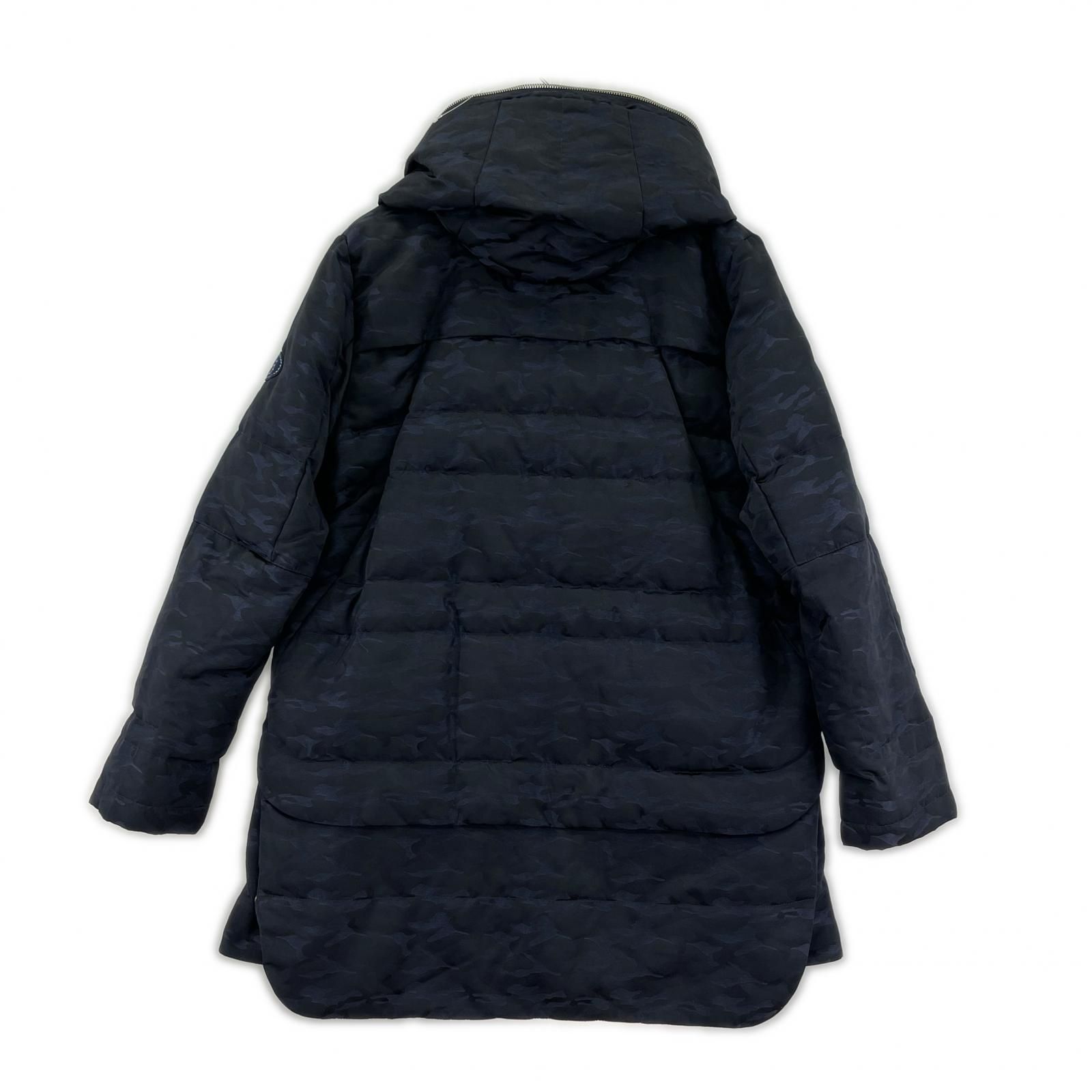 伊太利屋　ダウンジャケット 伊太利屋 イタリヤ 総柄ダウンジャケット size13/ネイビー系 - メルカリ