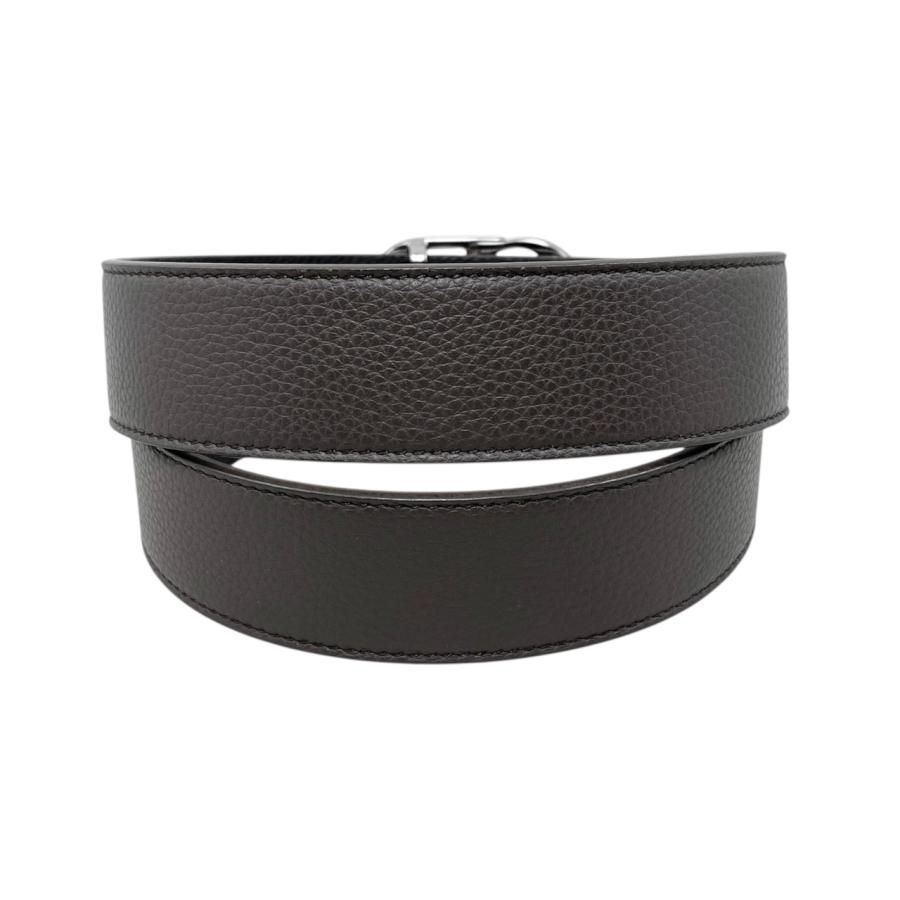 ☆E4879 クリスチャンディオール ベルト CDロゴ リバーシブル レザー