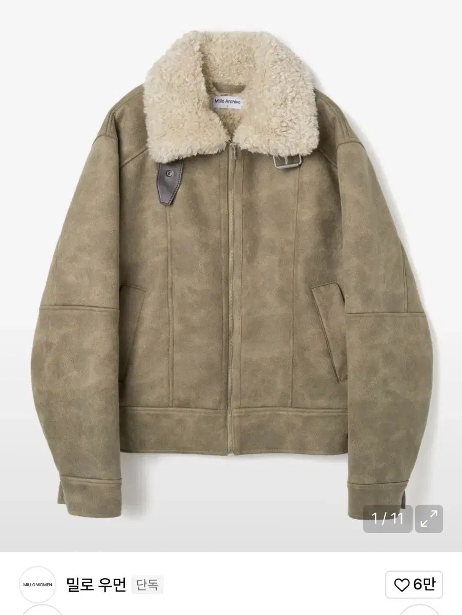 MILLO ARCHIVE ウィメンズ ムートン ヴィンテージ クラック Shearling ジャケット キャメル s
