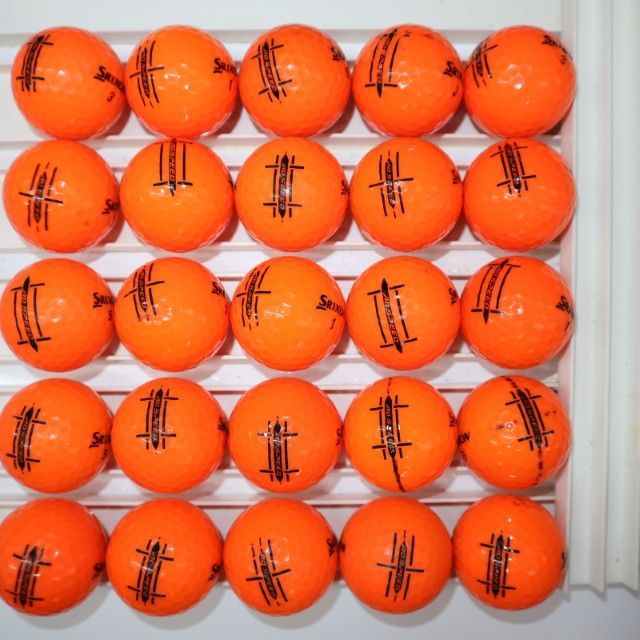 25個 スリクソン AD SPEED オレンジカラー Bランク ロストボール 中古