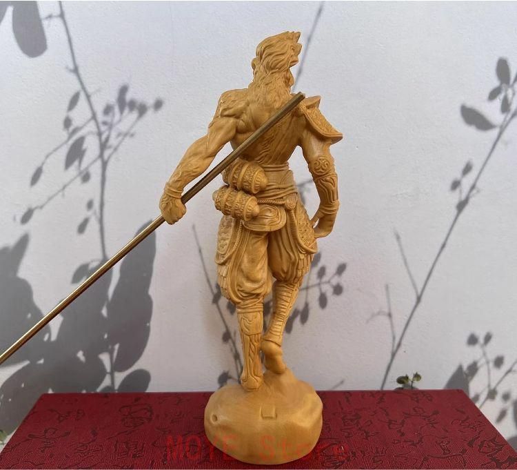 木彫仏像 斉天大聖 孫悟空 置物 - メルカリ