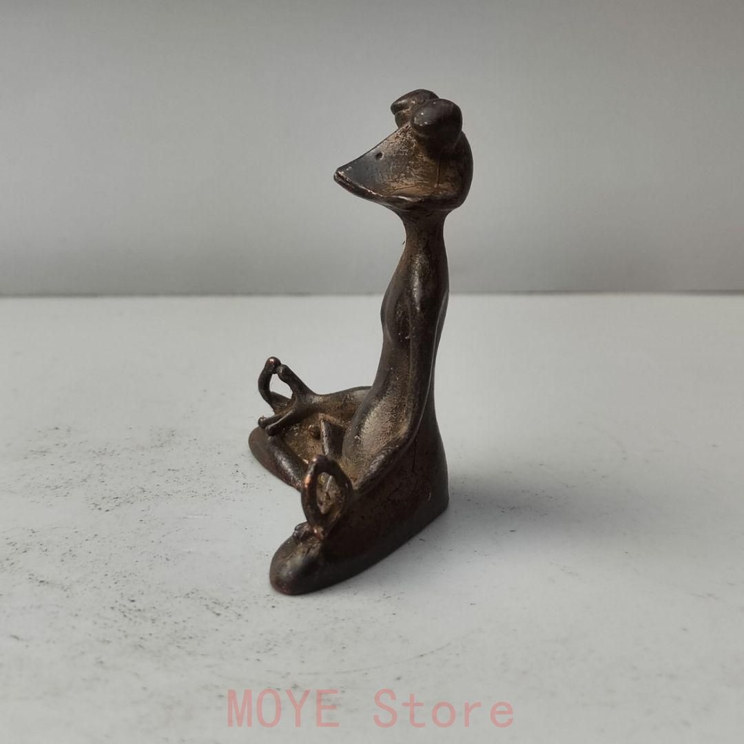 銅 細工 茶道具 香道具 蓋置 置物 カエルの糸香香挿し 銅製 - メルカリ