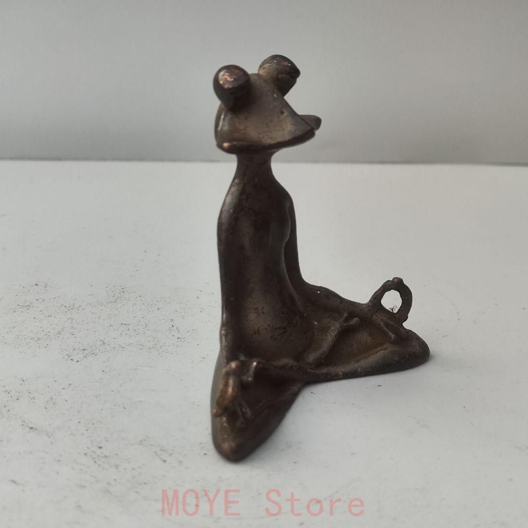 銅 細工 茶道具 香道具 蓋置 置物 カエルの糸香香挿し 銅製 - メルカリ