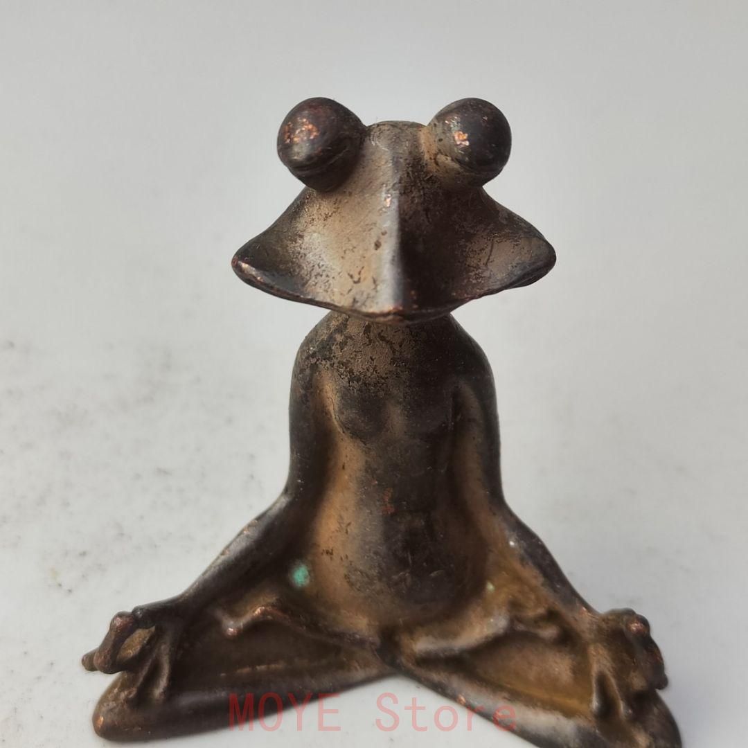 銅 細工 茶道具 香道具 蓋置 置物 カエルの糸香香挿し 銅製 - メルカリ