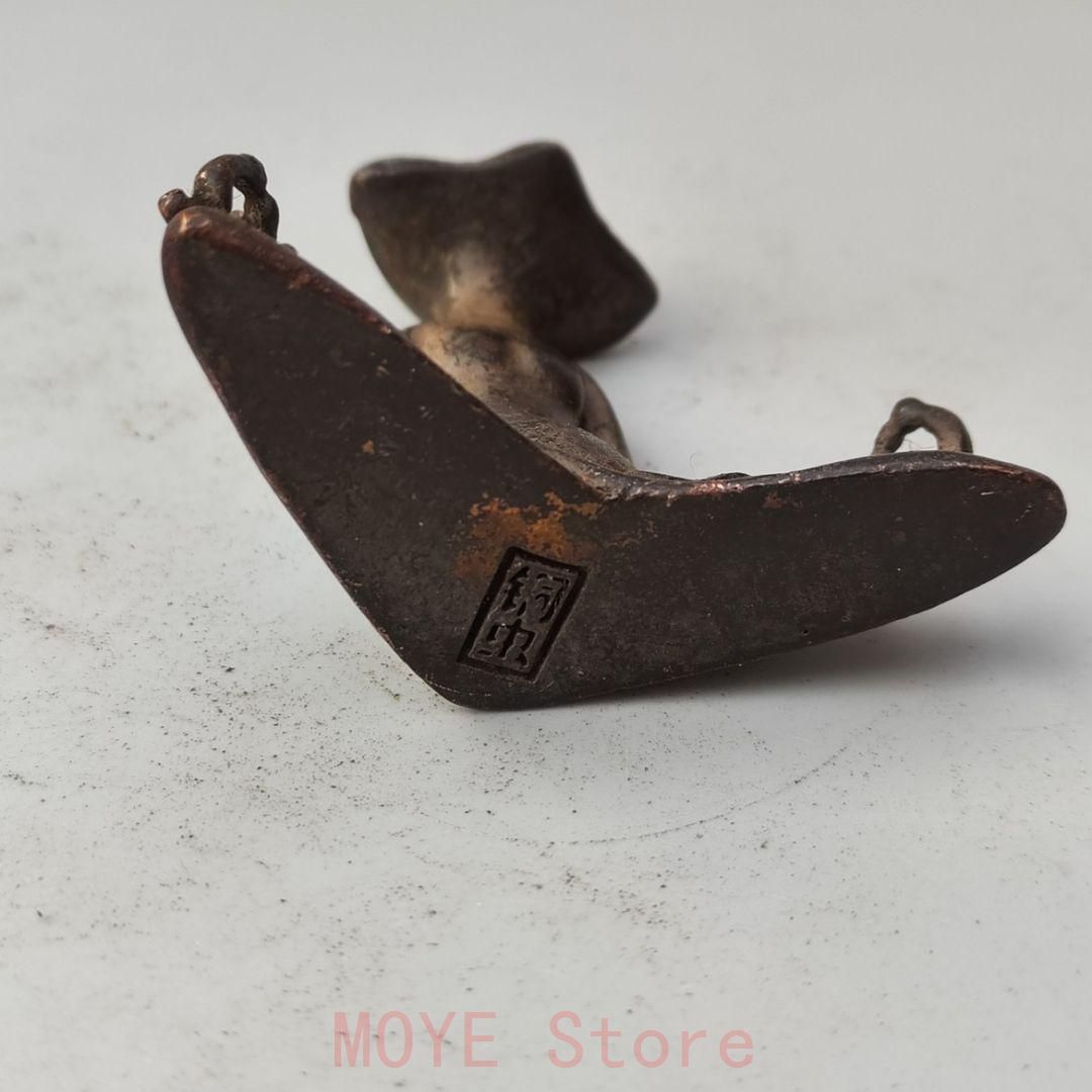 銅 細工 茶道具 香道具 蓋置 置物 カエルの糸香香挿し 銅製 - メルカリ