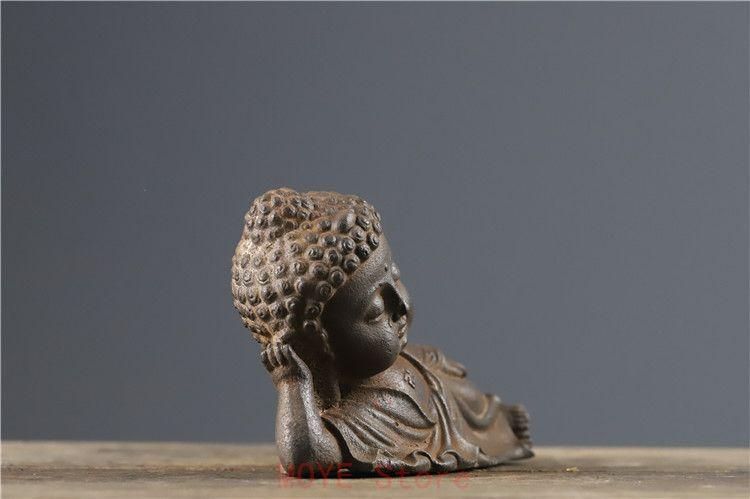 鉄器 鉄仏 睡仏 釈迦牟尼仏像 工芸品 美術品 置物 - メルカリ