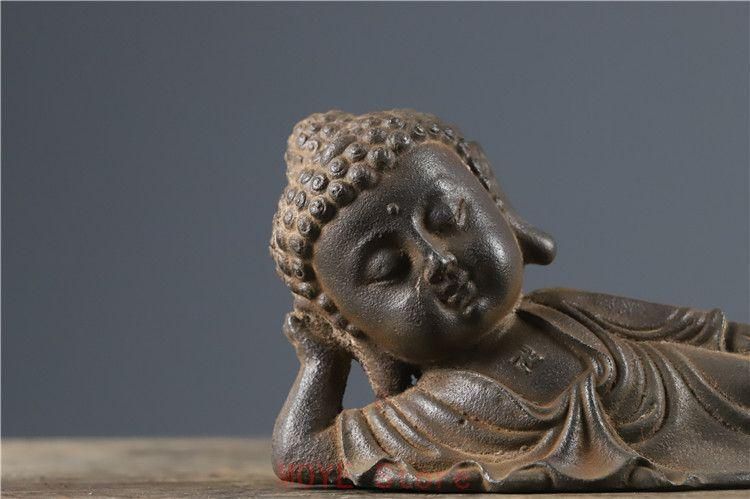 鉄器 鉄仏 睡仏 釈迦牟尼仏像 工芸品 美術品 置物 - メルカリ