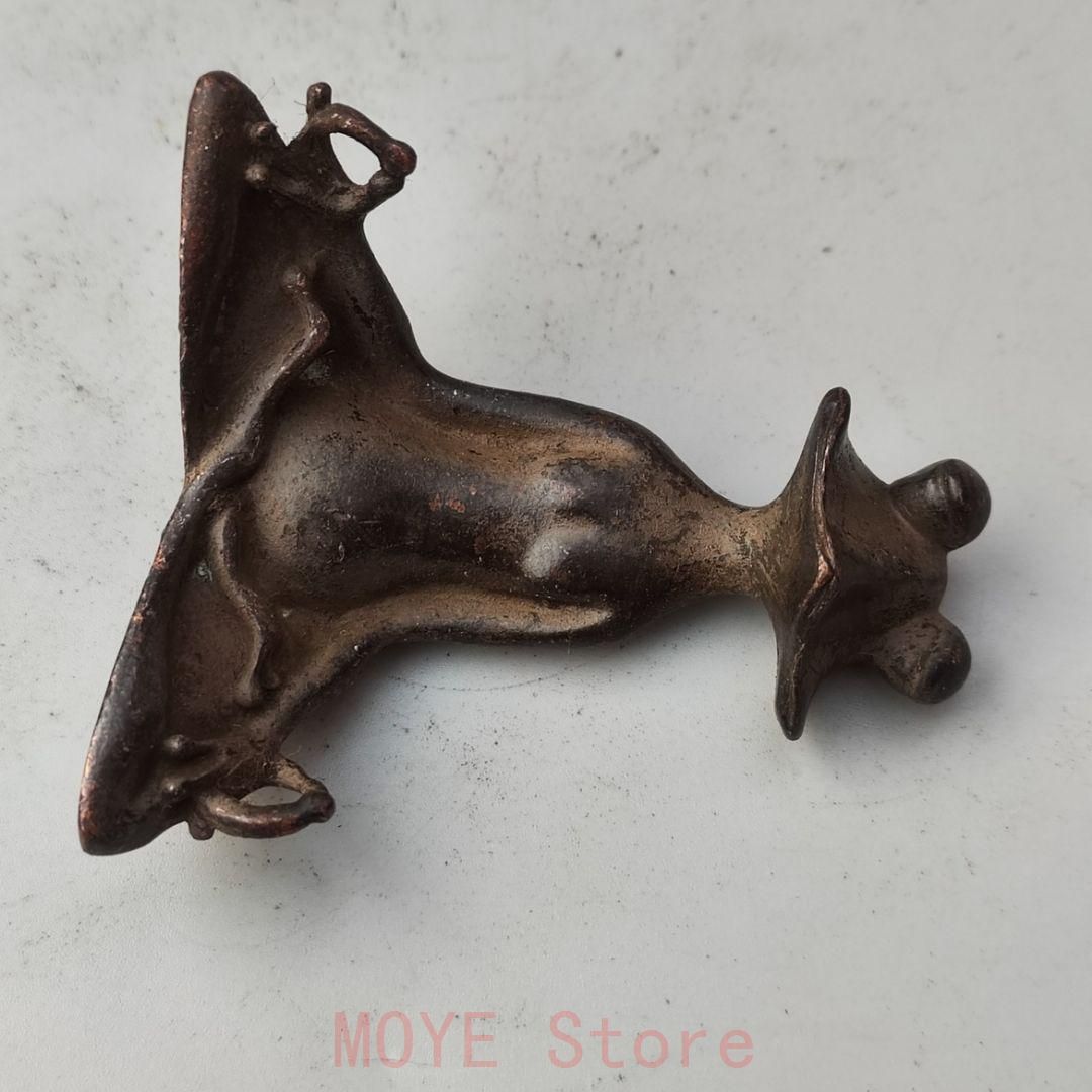 銅 細工 茶道具 香道具 蓋置 置物 カエルの糸香香挿し 銅製 - メルカリ