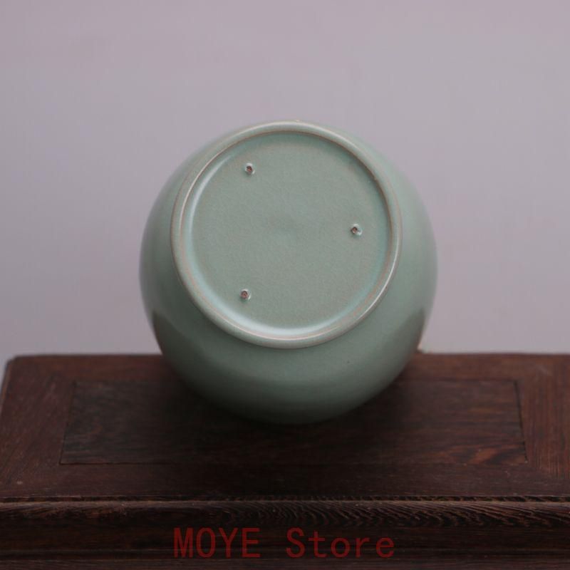 北宋元祐元年汝窯双鳳耳花口瓶 景徳鎮 陶磁器 装飾品 工芸品 美術品