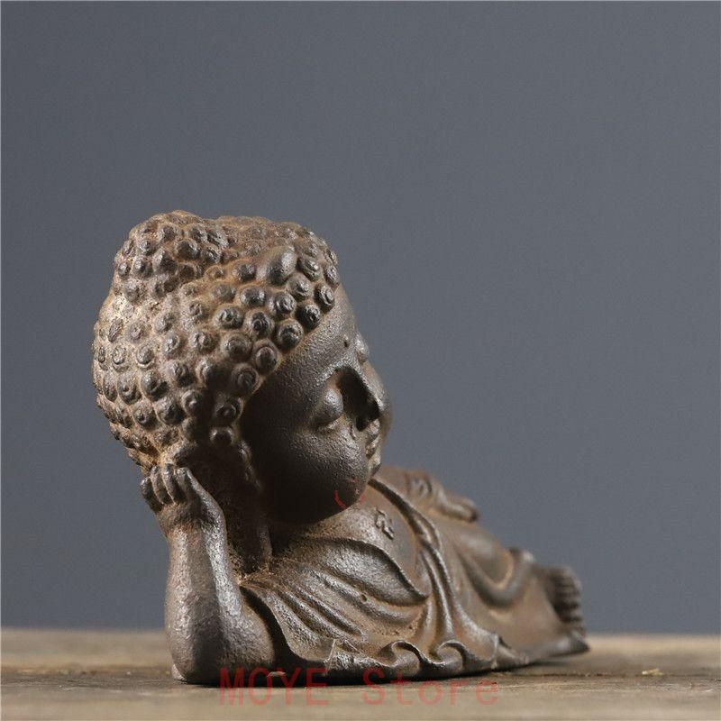 鉄器 鉄仏 睡仏 釈迦牟尼仏像 工芸品 美術品 置物 - メルカリ