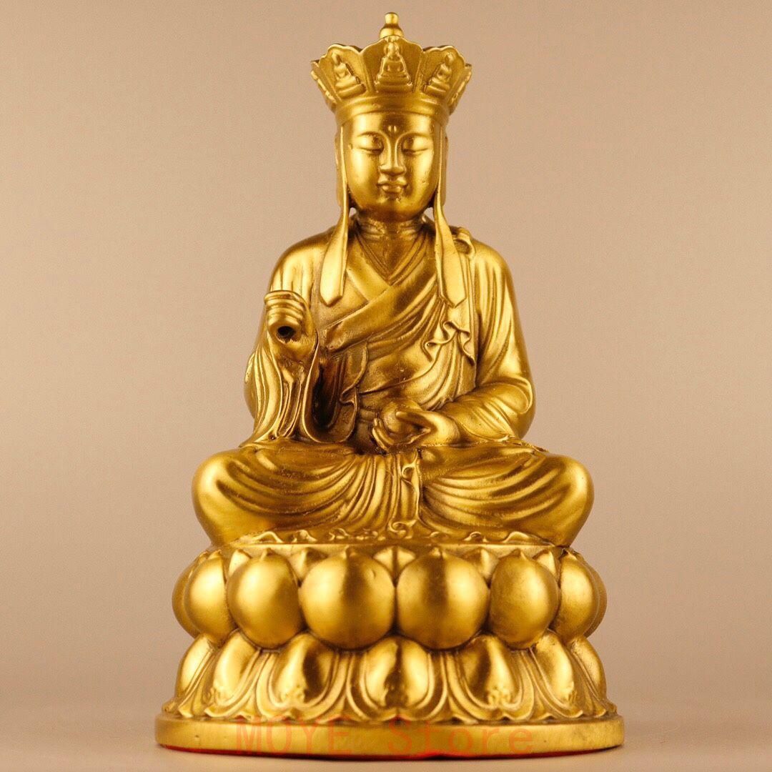 蓮華地蔵王仏像 菩薩 観音 銅製 仏像 彫刻 開運 風水 置物 - メルカリ