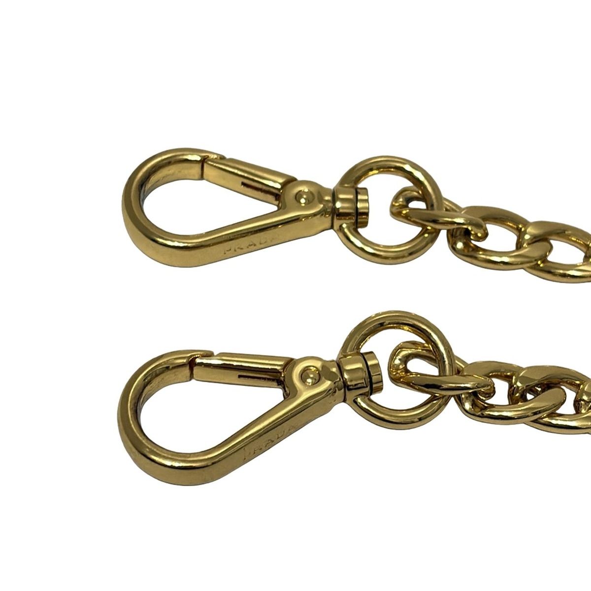 プラダ PRADA ショルダーバッグ ストラップ ゴールド金具 楽天市場】プラダ ショルダーストラップ ダークブラウン ゴールド金具