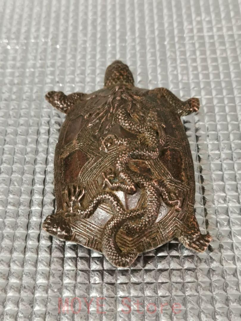 銅 細工 茶道具 八卦竜亀 鎮宅辟邪 開運風水 招財 工芸品 美術品 置物