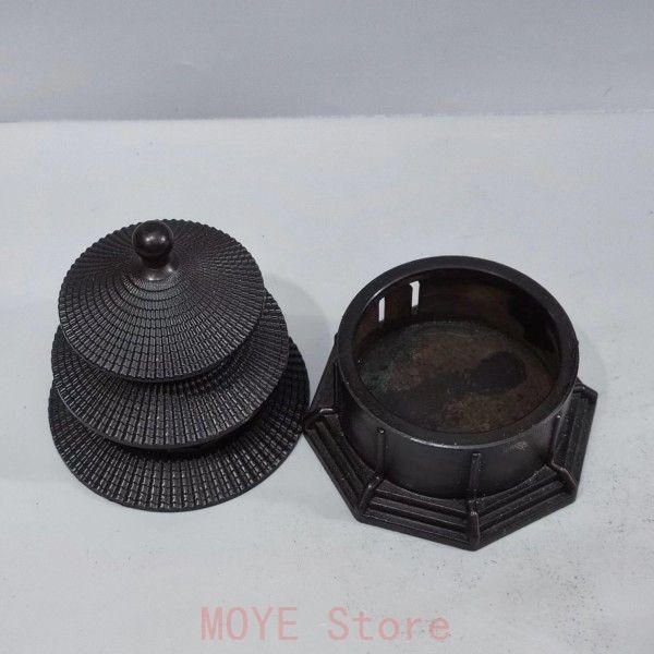 本物 天壇香炉 銅製 装飾品 工芸品 美術品 置物 香炉 六字真言香炉