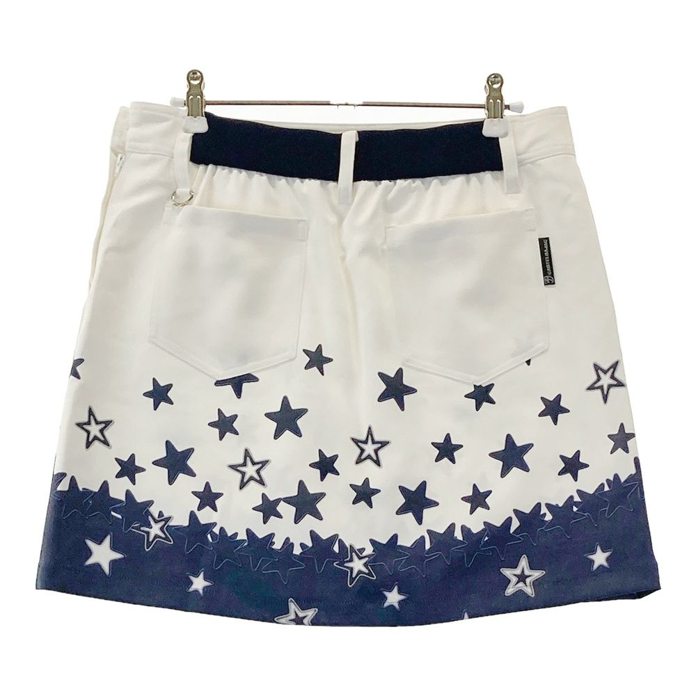 サイズ：42 CASTELBAJAC カステルバジャック スカート 星柄 ネイビー系
