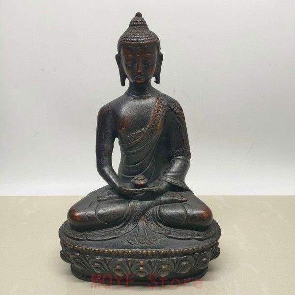 銅細工 釈迦牟尼仏像 仏教美術 置物 装飾品 工芸品 美術品 釈迦牟尼仏 仏像 仏教美術 銅製 工芸品 美術品 置物 - メルカリ