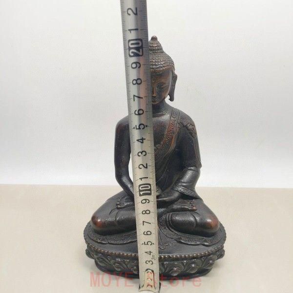 釈迦牟尼仏 仏像 仏教美術 銅製 工芸品 美術品 置物 - メルカリ