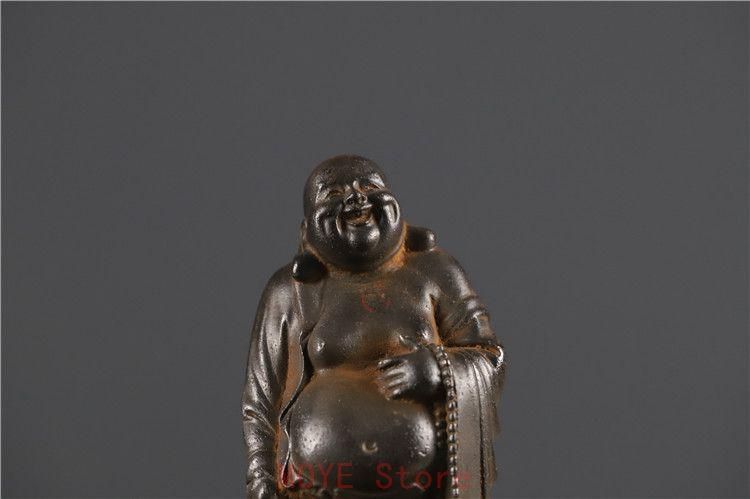 鉄器 鉄仏 大腹弥勒仏 仏像 鎮宅 辟邪 開運 風水 招財 工芸品 美術品