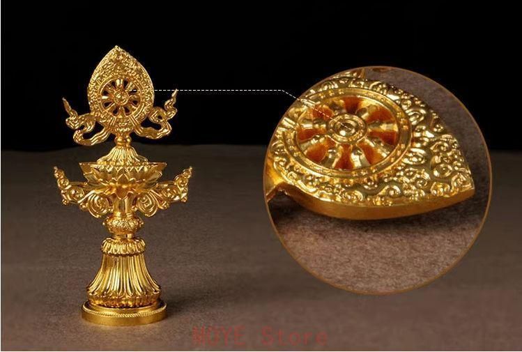 仏教美術 輪王七珍宝 仏具 鎮宅辟邪 開運 風水 招財 置物 工芸品 銅