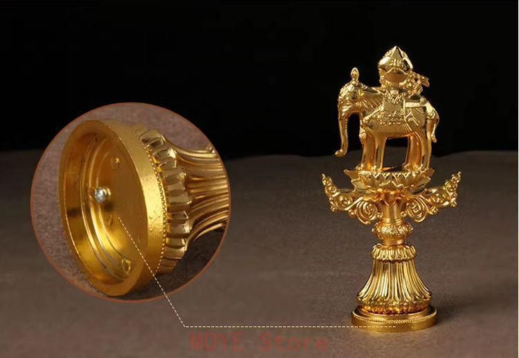 仏教美術 輪王七珍宝 仏具 鎮宅辟邪 開運 風水 招財 置物 工芸品 銅