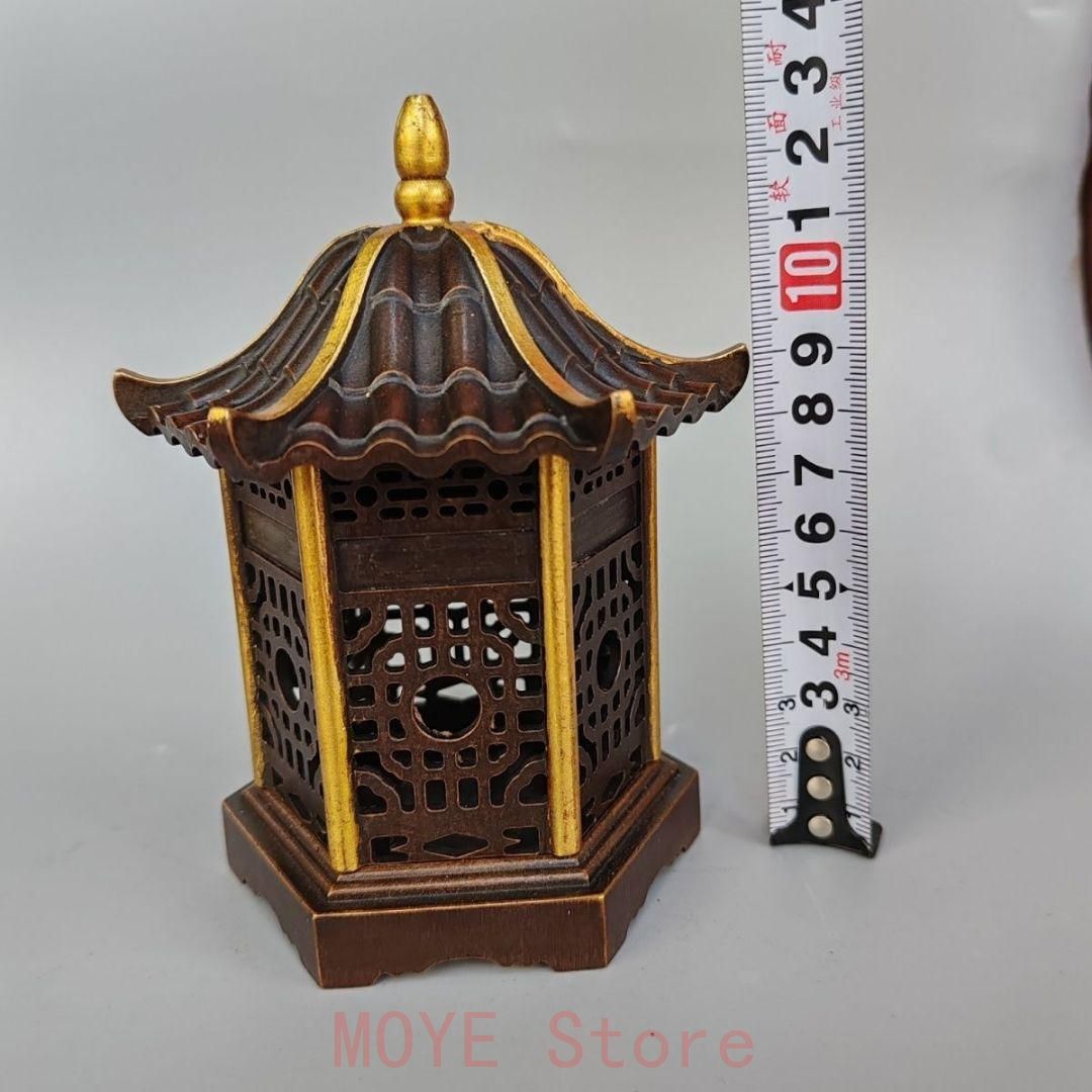 銅器 亭子薫香炉 茶道具 香道具 蓋置 置物 2024 工芸品 美術品 置物