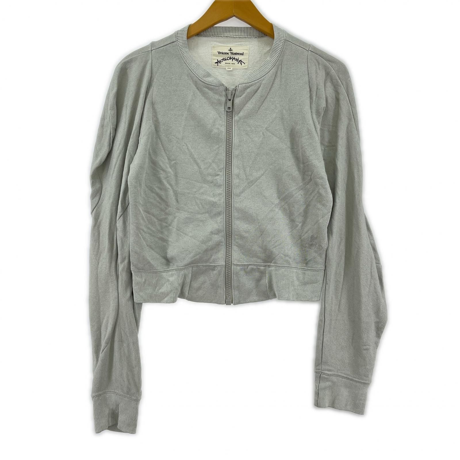 ヴィヴィアンウエストウッド アングロマニア カーディガン 38 Vivienne Westwood ヴィヴィアンウエストウッド ANGLOMANIA ジップ