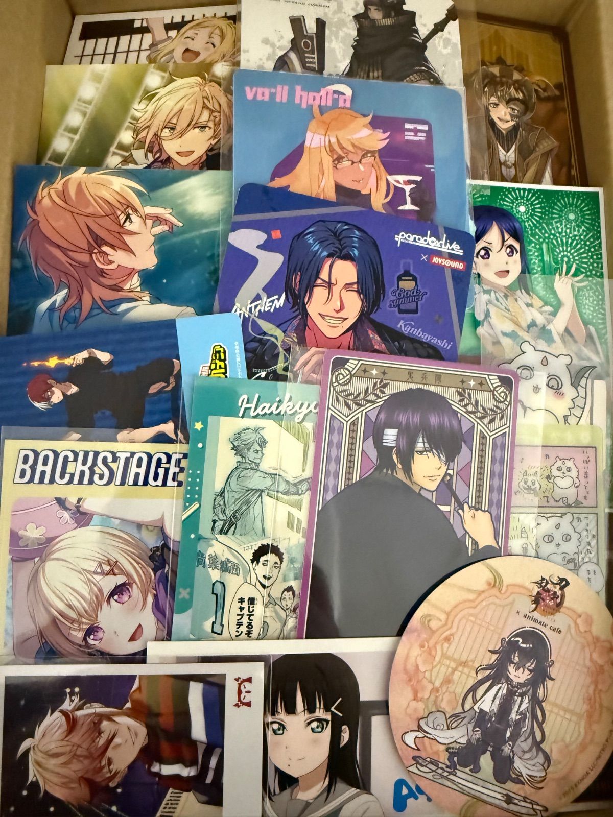 紙類 アニメ ゲーム まとめ売り 大量 コースター ポストカード カード