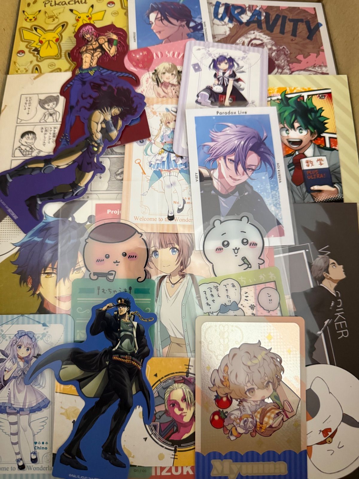 紙類 アニメ ゲーム まとめ売り 大量 コースター ポストカード カード