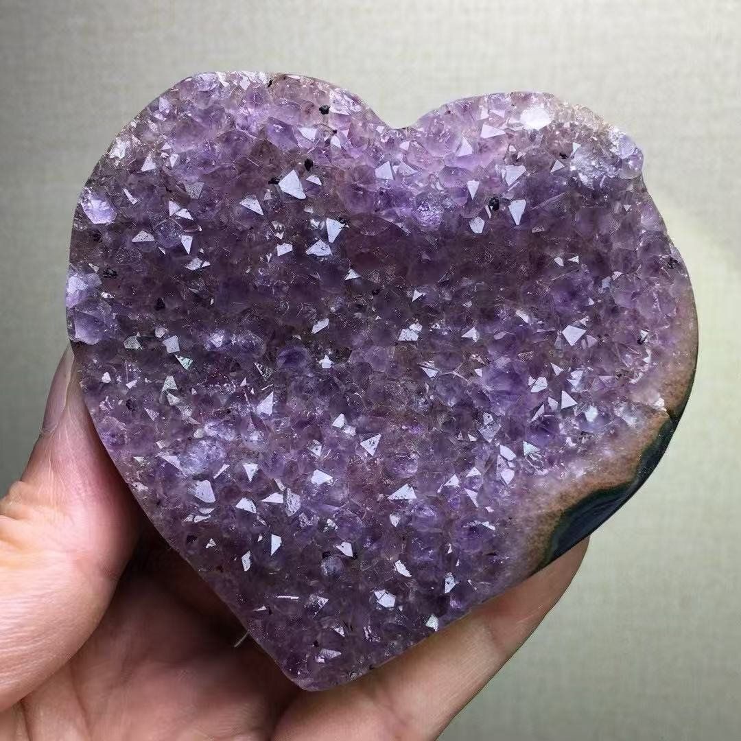 AAAAAAA級家庭円満 天然アメジスト原石B1216