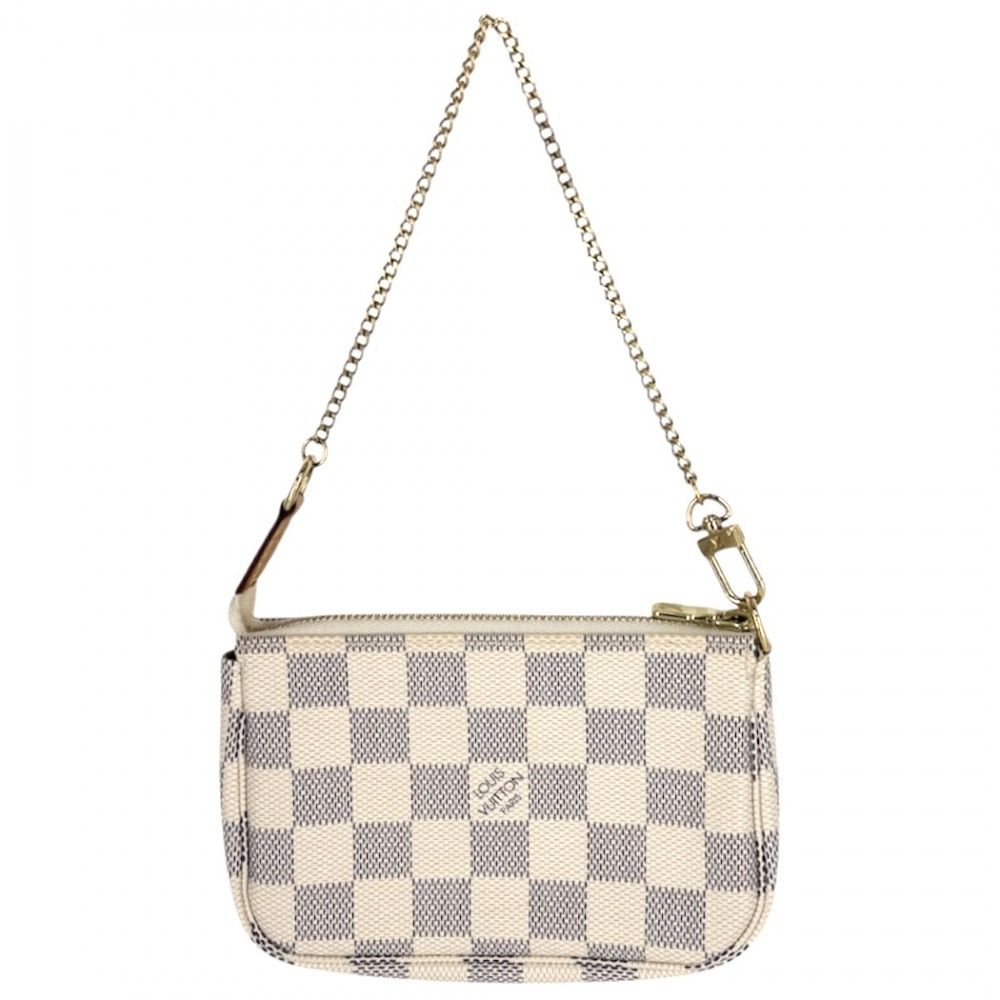 ルイヴィトン ミニ ポシェット アクセソワール ダミエ ハンドバッグ LOUIS VUITTON（ルイ・ヴィトン） ハンドバッグ ダミエ ミニポシェット