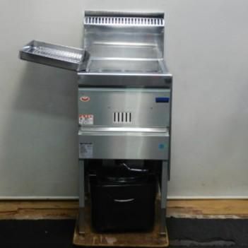 製 マルゼン LP ガス 1槽 フライヤー MGF-C 18 K L 22 cm プロパン 37 kg 9.5 mmゴムホース接続 涼厨