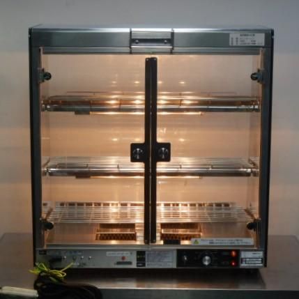 エイシン 温蔵 ホット ショーケース BESA 600 mm 31 kg 棚3段 スタイリッシュ フード ウォーマー 後アクリル開き扉