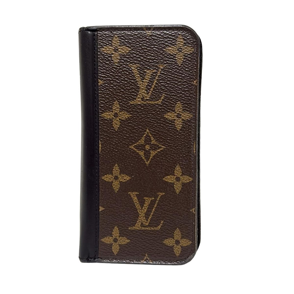 LOUIS VUITTON ルイヴィトン 携帯電話ケース モノグラム IPHONEX-XSフォリオ M 68687 ノワール iPhoneケース レザー 牛革