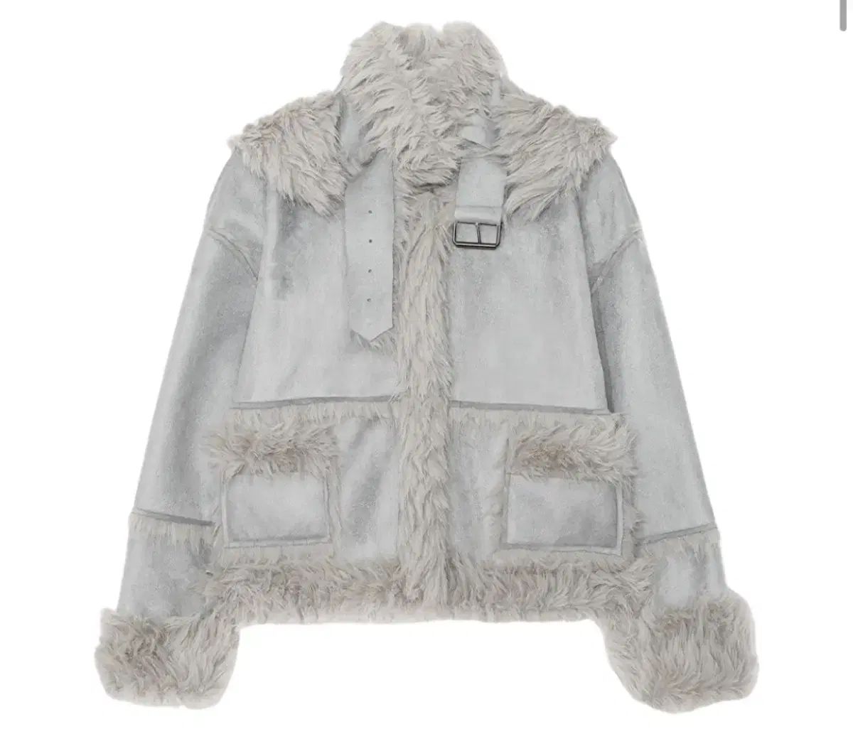 アグリーシャドウ リバーシブル Shearling ジャケット ブルー Free